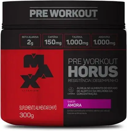 Pré-Treino Max Titanium Hórus